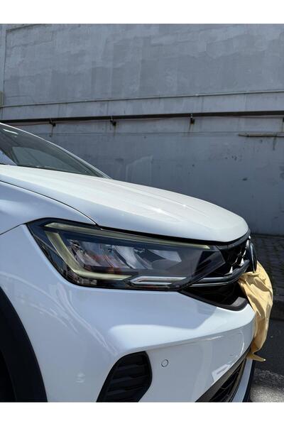 Volkswagen Wolkswagen Taıgo Far Sticker Set Koyu Gri