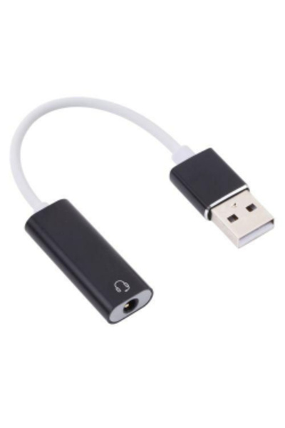 KEEPRO Mikrofonlu kulaklık usb çevirici usb ses kartı 7.1 tek girişli usb ses kartı