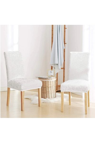 Bright Home Βελούδινο κάλυμμα καρέκλας Uy Style, κάλυμμα καρέκλας με λάστιχο, 1 τεμάχιο