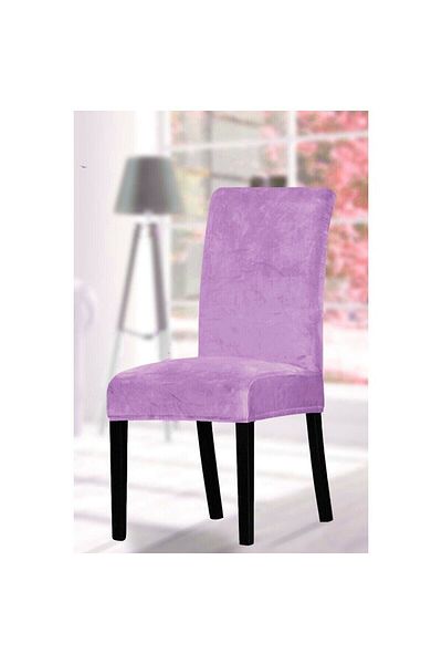 Bright Home Βελούδινο κάλυμμα καρέκλας Uy Style, κάλυμμα καρέκλας με λάστιχο, 1 τεμάχιο