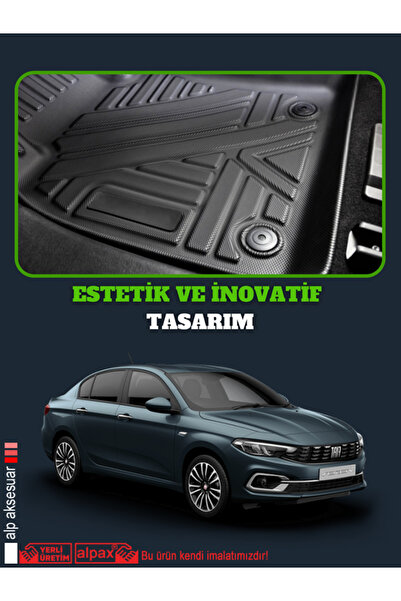 Genel Markalar Egea Uyumlu 4d Paspas 2015-2025 Arası Sedan Modellere Tam Uyum...