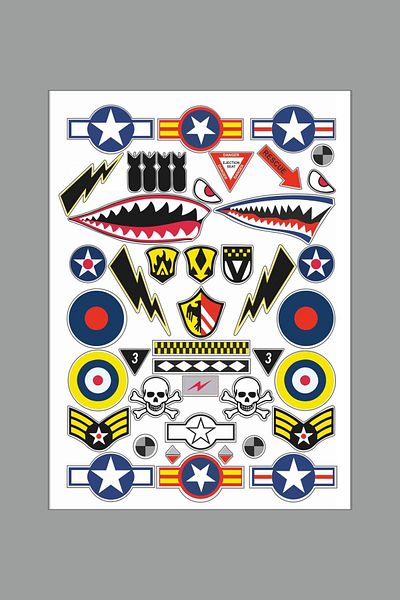 Piksel Grafik Retro Motor Sticker A4 Sheet Sticker - Motor, Helmet, Laptop Sticker