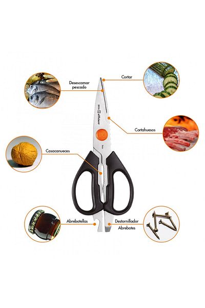 Bra Efficient universal scissors, stainless steel, 21 cm