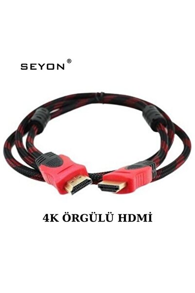 seyon ÖRGÜLÜ 1,5 METRE 4K HDMİ KABLO