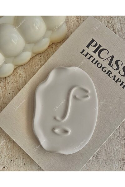 bliss store Varnished (Wax) Abstract Face Style Jewelry Plate, Object, Shooting Stand