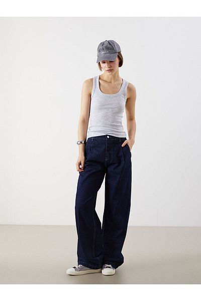 LC Waikiki U Neck Textured Women's Athlete