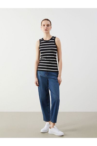 LC Waikiki Crew Neck Striped Women's Athlete