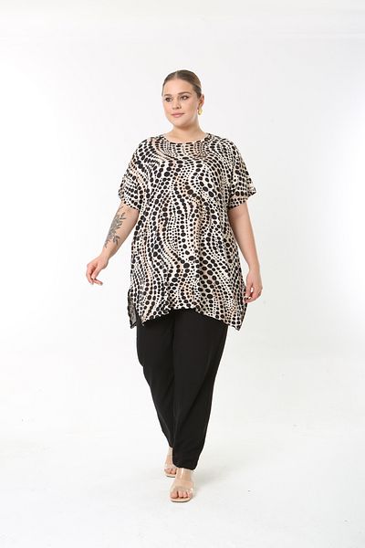 XL Modam Xlmodam Women's Large Size Lycra Tunic