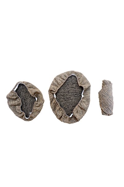 Bemrax Elma Dilim, Bohem Sandalye Örtüsü, Ağaç Kabuğu Desenli, Likralı