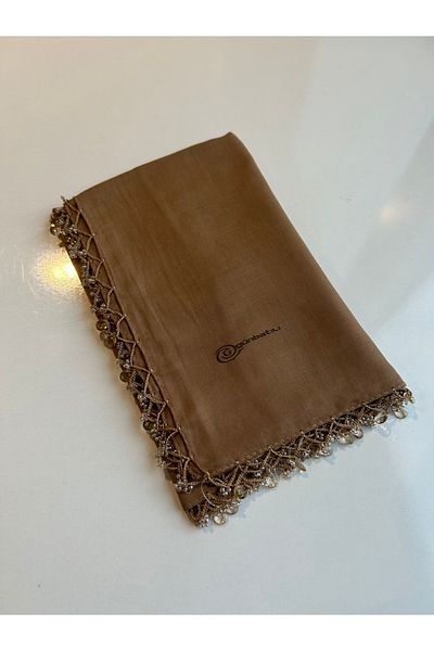 GÜNBATILI Eșarfă de culoare solidă, brodata manual, scris, cadou de zestre yemenită 100x100cm