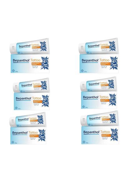 Bepanthol مرهم للعناية بالوشم 50 جرام 6 قطع