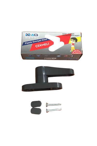 Bijutek 5 Pcs Child Safety Lock - Burglar Security Latch Pvc Door Window Pimapen