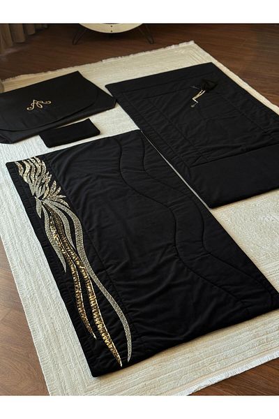 CREARTHOME Bride Series Bride Groom 2-Piece Special Production Prayer Mat Dowery Package