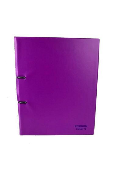 Nusrat Bilişim Önder Rainbow Colors 2 Ring PVC Purple 121-22
