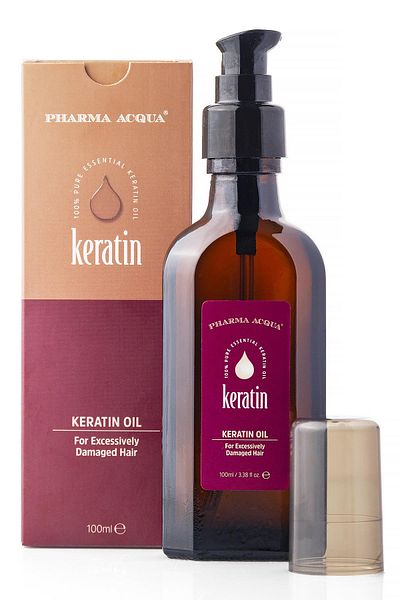 Pharma Acqua Keratin Care Oil 100 ml - For Extremely Damaged Hair