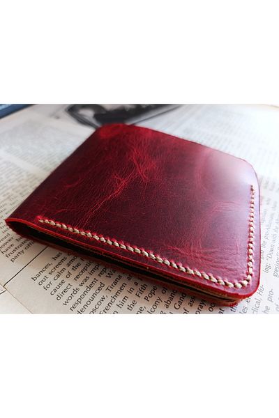 Mahfuz Real Leather Purely Handmade Wallet 22Cm*8Cm * 1 Bill Area 4 Card Compartments W121
