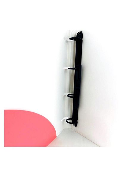 Nusrat Bilişim Önder Rainbow Colors 4 Ring PVC Pink 122-23