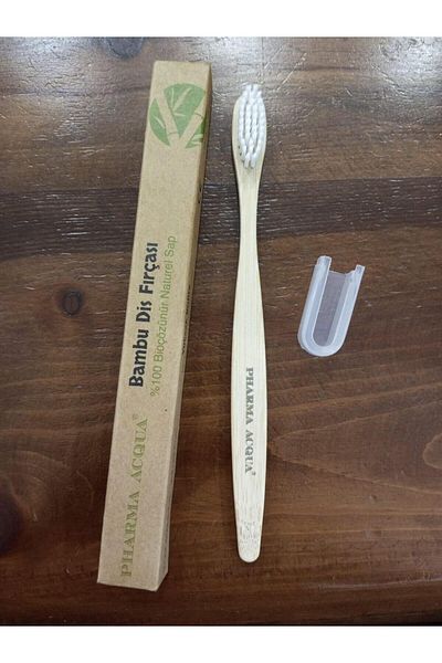 Pharma Acqua White Bamboo Toothbrush