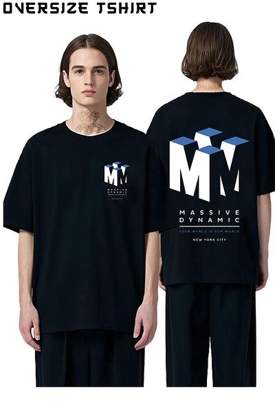 ZOKAWEAR Massive-Dynamic Back Printed Oversize T-Shirt