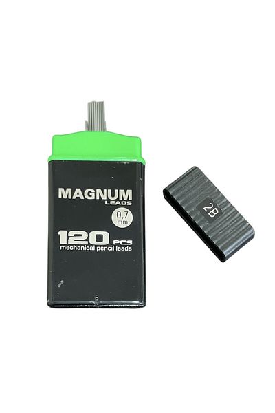 MAGNUM Super Advantage Package 0.7 mm 2B 120 Li Pen Tip - 12 Tubes (1 Pack)