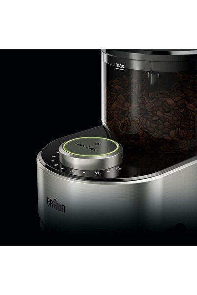 Braun Coffee Grinder KG7070, 110W, 220g Bean Container Capacity, 15 Grinding ...