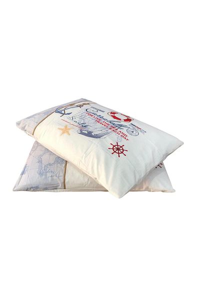 Clasy 2 Πακέτο 100% Cotton Ranforce Μαξιλαροθήκη 50 X 70
