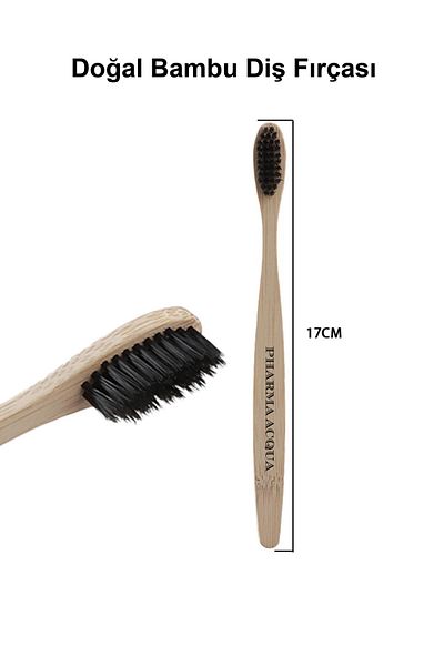Pharma Acqua Antibacterial Natural Bamboo Soft Toothbrush for Sensitive Gums
