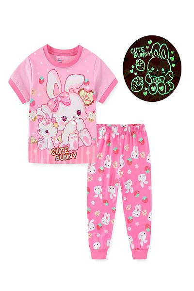 Babyqlo Sweet Bunny and Berry Fun Pajama Set