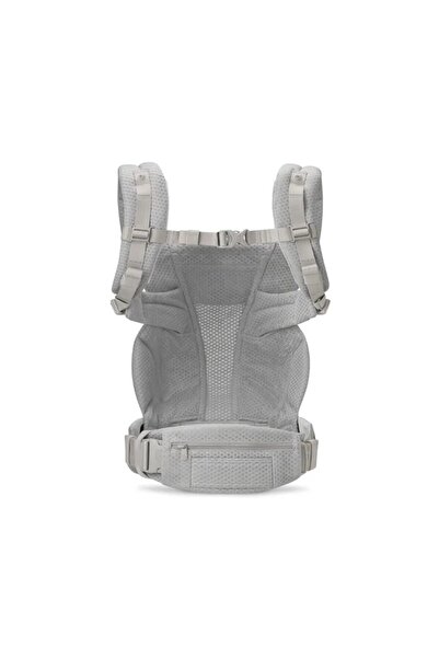 Ergobaby Omni Deluxe Mesh (pearl grey) , 4 farklı taşıma pozisyonlu kanguru , 0-4 yaş için
