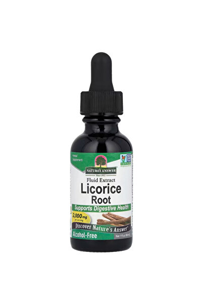 Natures Answer , Licorice Root Fluid Extract, Alcohol-Free, 2,000 mg, 1 fl oz (30 ml)
