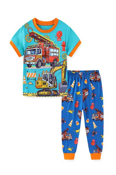 Babyqlo Fire Truck Rescue Mission Set Pajama Set
