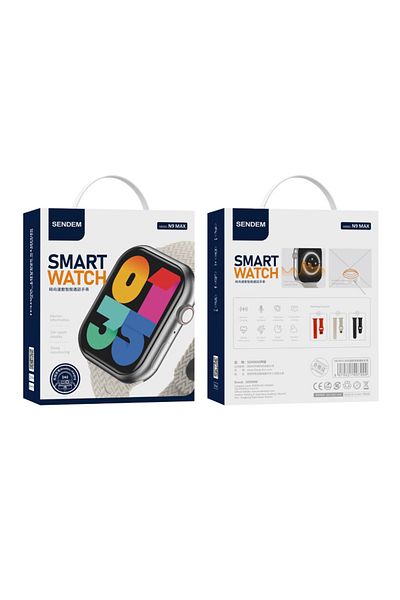 SENDEM N9 MAX FASHION SMARTWATCH silver