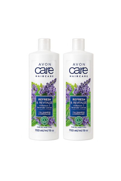 AVON Care Refresh & Revitalise 2 in 1 Shampoo & Conditioner 700Ml (Pack of 2)