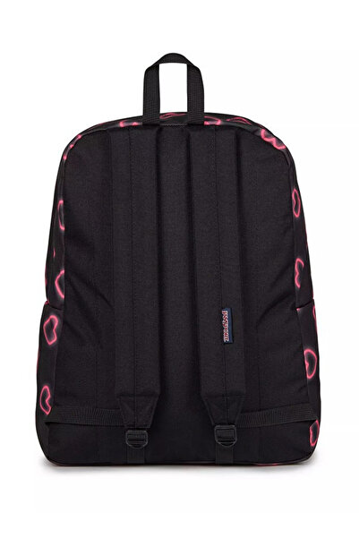 Jansport SUPERBREAK HAPPY HEARTS BLACK