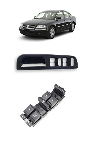 CMEPARTS Vw Volkswagen Passat B5.5 2001-2005 Uyumlu Sol Ön Dörtlü Cam Açma Dü...