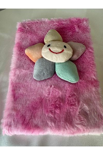 PARLAK EVREN Daisy Plush Notebook