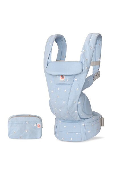 Ergobaby Omni Deluxe % 100 Pamuklu (serene flowers) , 4 farklı taşıma pozisyo...