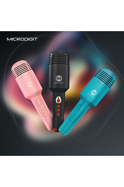 Microdigit MD654PS KARAOKE MICROPHONE + SPEAKER