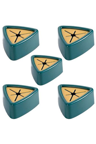 Evelise Set of 5 self-adhesive waterproof holder with Push Free system for storing kitchen or bathroom towel