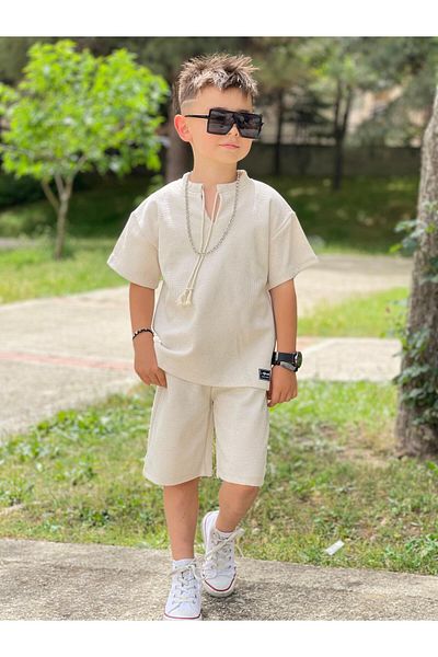 ALPİDS Alpi̇Ds Rope Detailed Boy's Waffle Suit
