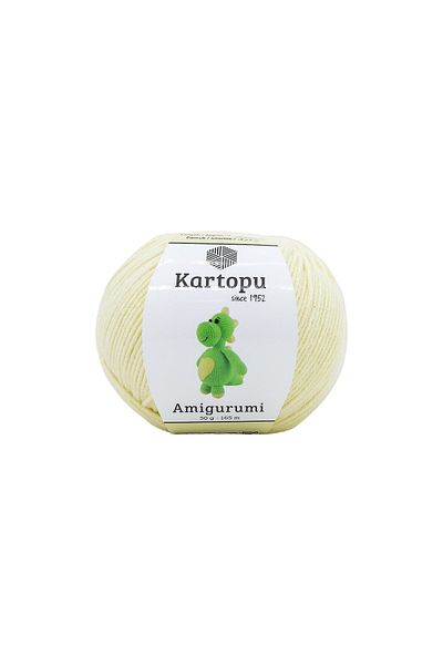 Kartopu Amigurumi Toy Punch Punch Πλεκτό νήμα ανοιχτό κίτρινο K331