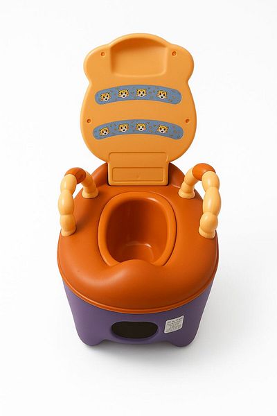 style iconic Baby Potty Training Seat with Handles – Toddler Potty Chair with High Back Support & Removable Pot