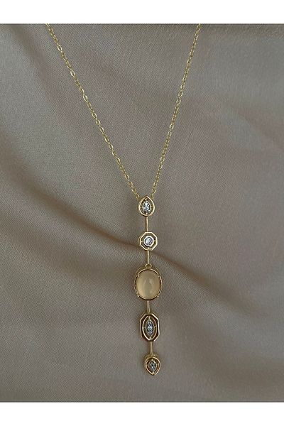 Twinssis Accessories قلادة من حجر الرغيف الفرنسي التركيز Y