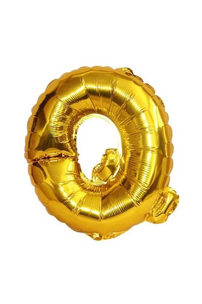 Party and Story Foil letter balloon, 18 inches, gold color, 43 cm
