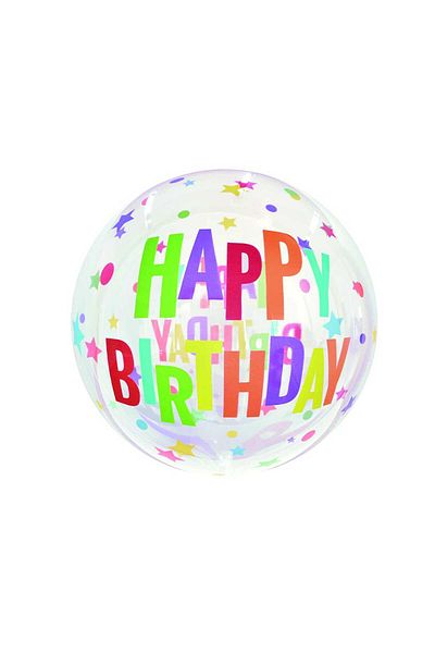 Party and Story Transparent birthday balloon