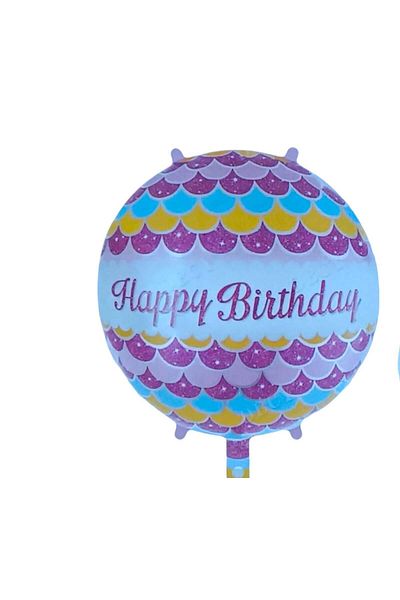 Party and Story Birthday round foil balloon