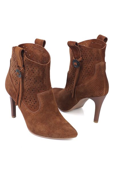 KARVENSHOES ΚΑΦΕ ΜΠΟΤΕΣ ΚΑΦΕ KARVEN35