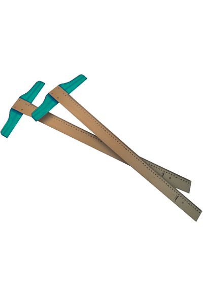 Yıldızlar 65 cm Wooden t Ruler - 112 Model