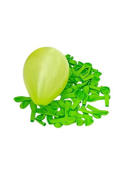 Party and Story Balloon 50 pieces, 5 inches, light green color