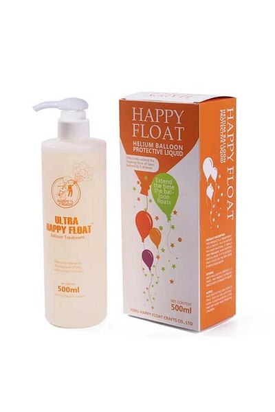Party and Story 500ml gel liquid for latex balloons keeps balloons filled with helium to preserve length